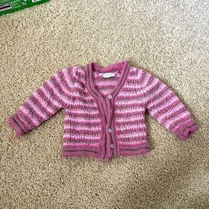 Girls set- NAARTJIE kids pink sweater and 2 pants -18-24M